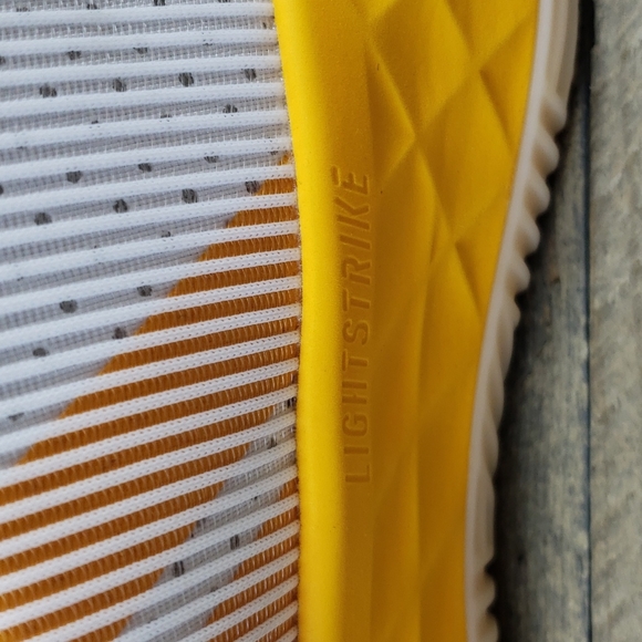 adidas SM Pro Boost Low Men's Basketball Shoes White Yellow - Picture 10 of 11